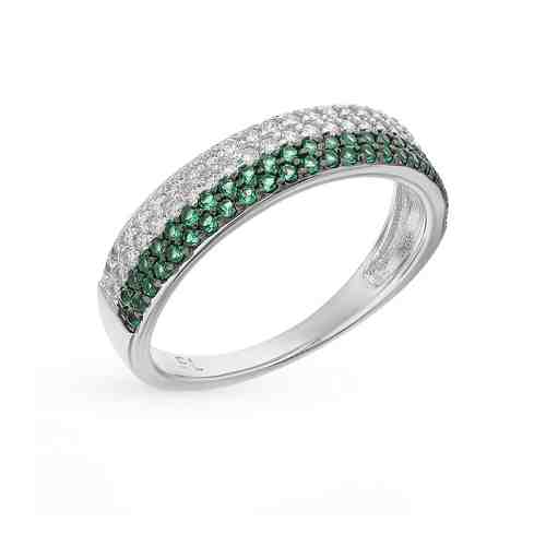 Серебряное кольцо с фианитами арт. 67027