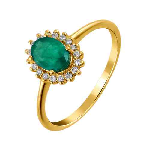 Золотое кольцо с бриллиантами арт. 900025